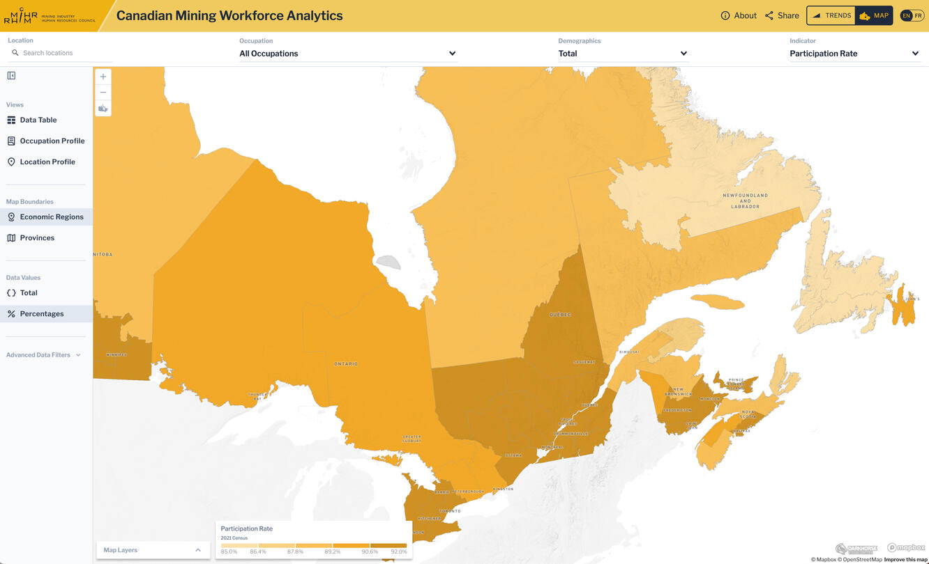 Canadian Mining Workforce Analytics – Mining Industry Human Resources Council